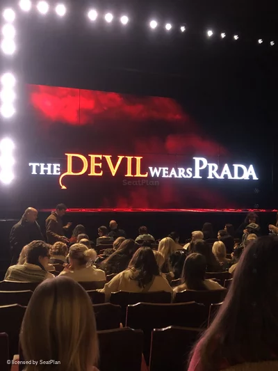 Dominion Theatre Stalls K33 view from seat photo
