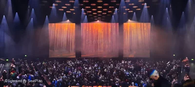 ABBA Arena Block H M15 view from seat photo