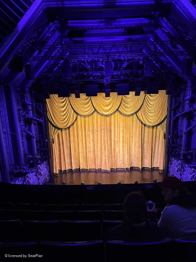 Trafalgar Theatre Dress Circle F15 view from seat photo