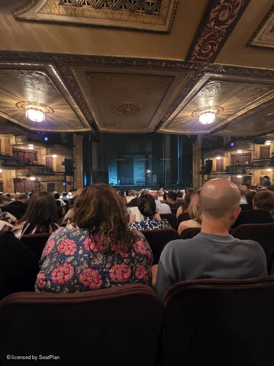 Winter Garden Theatre Orchestra V116 view from seat photo