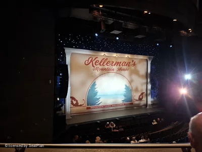 Milton Keynes Theatre Circle BB8 view from seat photo