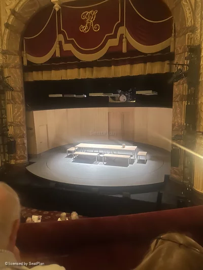 Richmond Theatre Dress Circle B5 view from seat photo