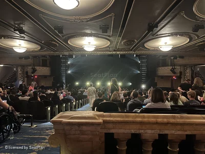 Palace Theatre Orchestra ZZ102 view from seat photo