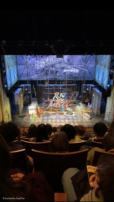 Stephen Sondheim Theatre Mezzanine GG113 view from seat photo