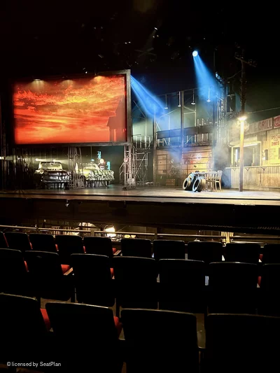 Sadler's Wells Stalls D6 view from seat photo