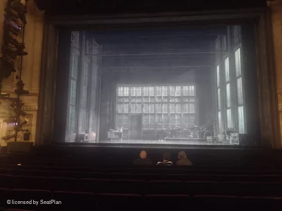 Neil Simon Theatre Orchestra M109 view from seat photo