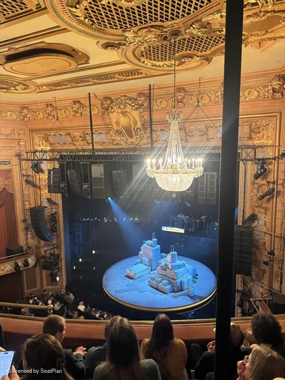 Longacre Theatre Balcony D9 view from seat photo