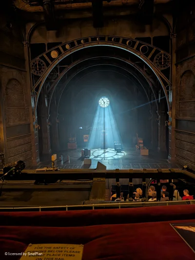Palace Theatre Dress Circle A18 view from seat photo