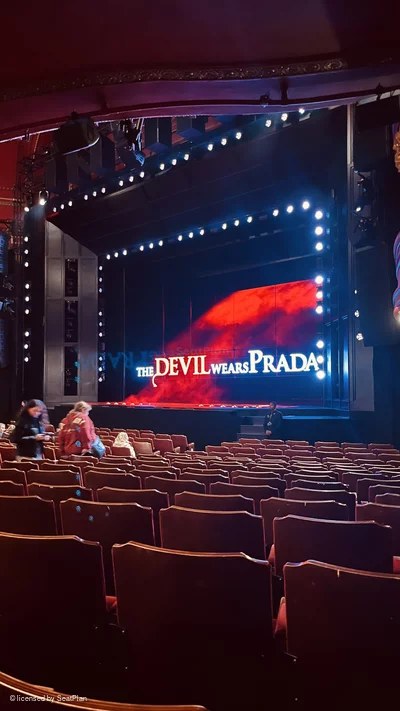 Dominion Theatre Stalls R1 view from seat photo