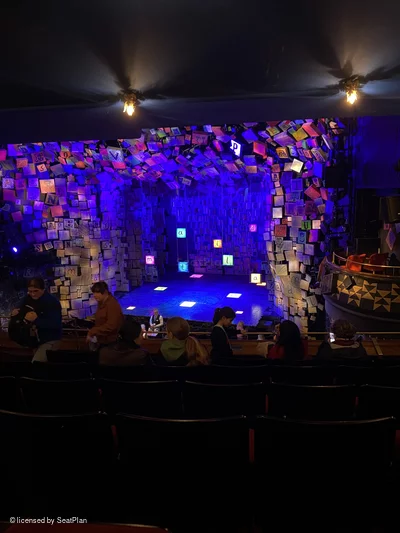 Cambridge Theatre Dress Circle F6 view from seat photo