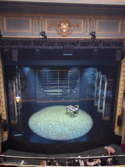 Aldwych Theatre Grand Circle D19 view from seat photo