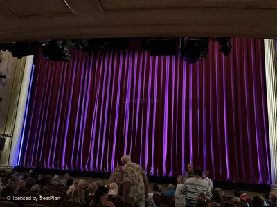 Music Box Theatre Orchestra N6 view from seat photo