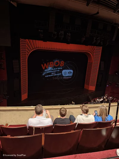 Marquis Theatre Mezzanine G112 view from seat photo