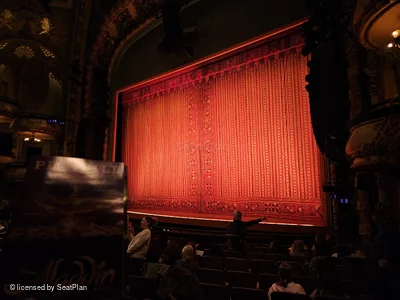 New Amsterdam Theatre Orchestra L16 view from seat photo