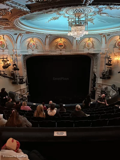 Ambassadors Theatre Circle J12 view from seat photo