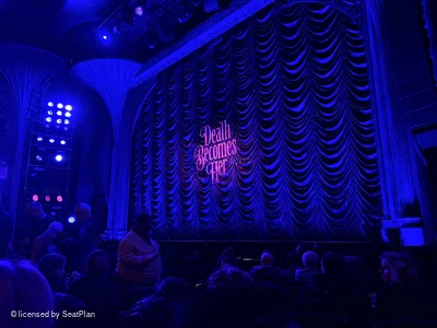 Lunt-Fontanne Theatre Orchestra J14 view from seat photo