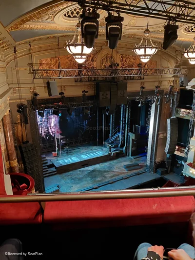 Theatre Royal Drury Lane Balcony B43 view from seat photo
