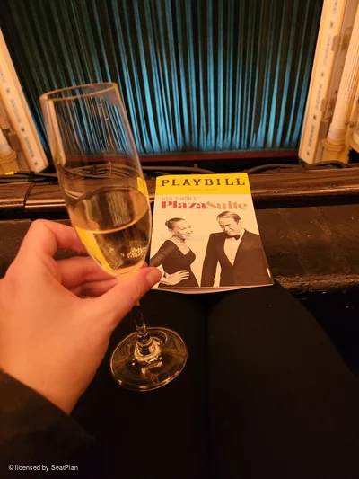 Hudson Theatre Balcony A110 view from seat photo
