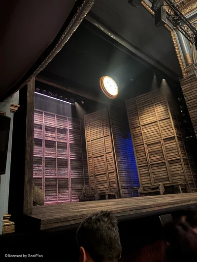 Harold Pinter Theatre Stalls B19 view from seat photo