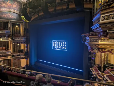 Belasco Theatre Mezzanine D18 view from seat photo