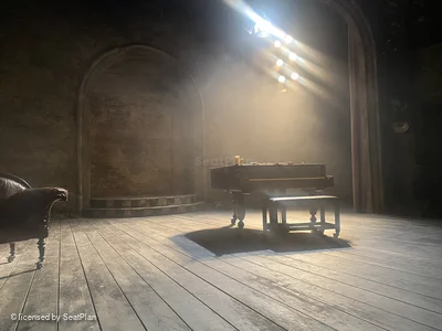 Almeida Theatre Stalls A5 view from seat photo