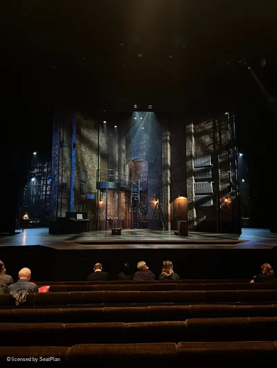 Barbican Theatre Stalls H23 view from seat photo