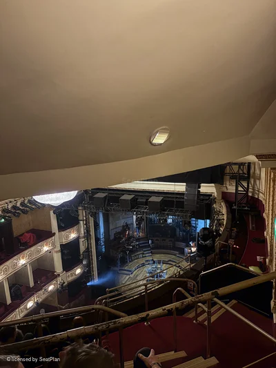Lyric Theatre Balcony F1 view from seat photo