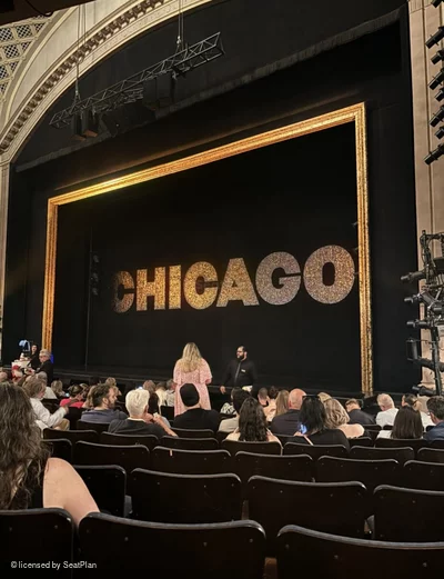 Ambassador Theatre Orchestra K18 view from seat photo
