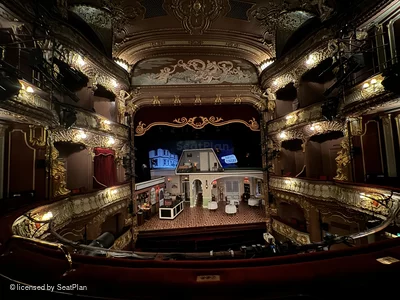 Apollo Theatre Dress Circle B16 view from seat photo