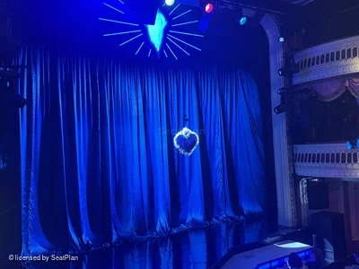 Criterion Theatre Dress Circle A27 view from seat photo
