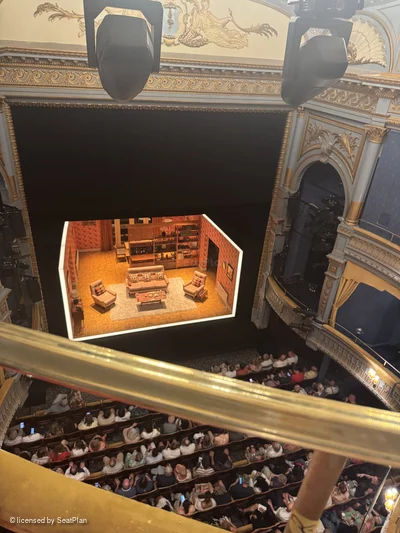 Harold Pinter Theatre Balcony A17 view from seat photo