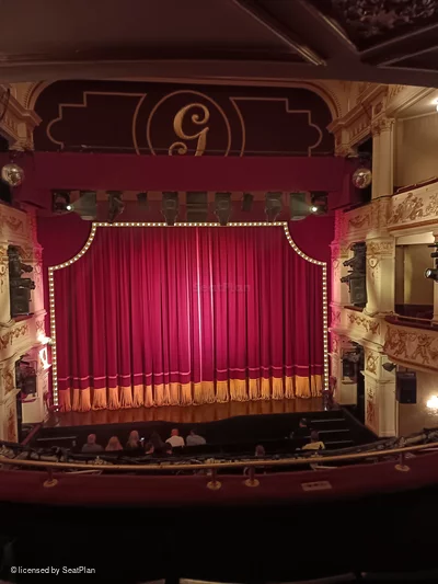 Garrick Theatre Dress Circle C15 view from seat photo