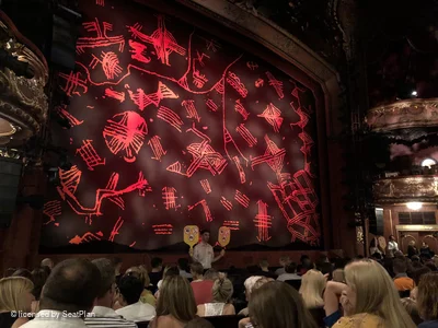 Lyceum Theatre Stalls J38 view from seat photo
