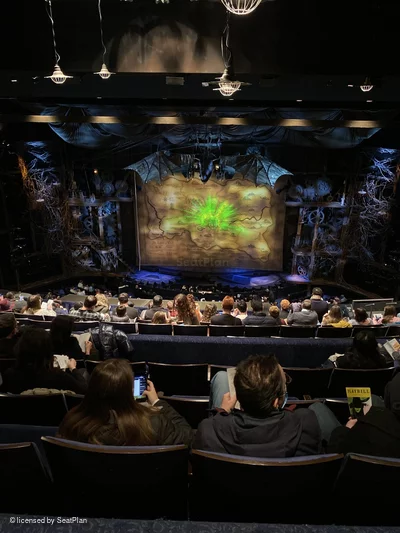 Gershwin Theatre Mezzanine K111 view from seat photo