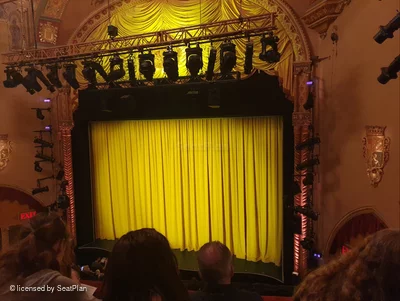 Golden Theatre Front Mezzanine D122 view from seat photo