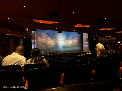 Prince of Wales Theatre Stalls T45 view from seat photo