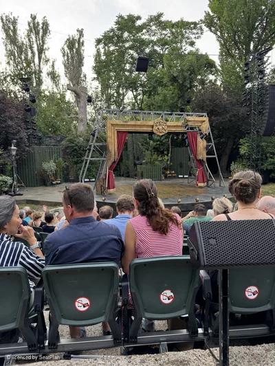 Regent's Park Open Air Theatre Upper Right J38 view from seat photo