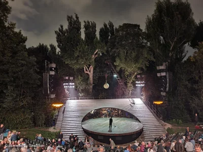 Regent's Park Open Air Theatre Upper Centre S63 view from seat photo