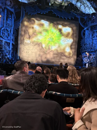 Apollo Victoria Theatre Stalls K29 view from seat photo