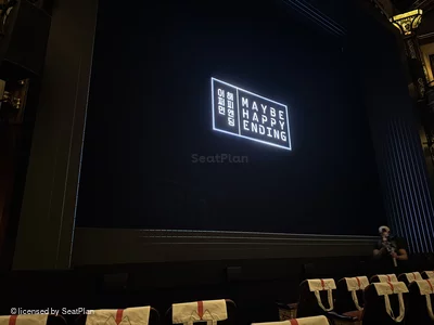 Belasco Theatre Orchestra E5 view from seat photo