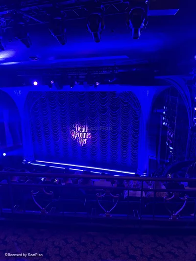 Lunt-Fontanne Theatre Rear Mezzanine A128 view from seat photo