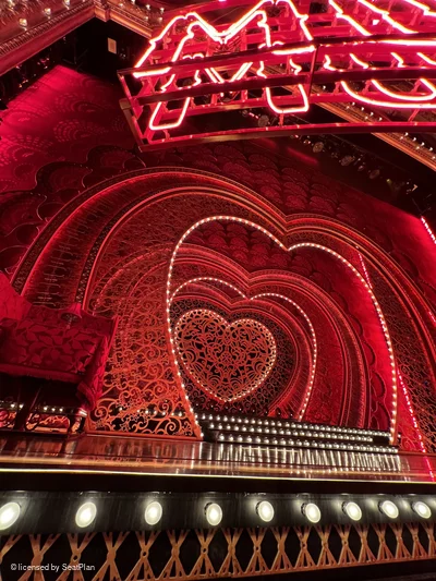 Al Hirschfeld Theatre Can Can! Table Seating Left A1 view from seat photo