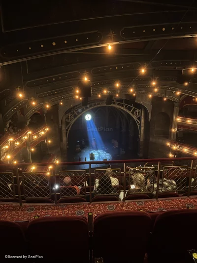 Lyric Theatre Balcony E11 view from seat photo