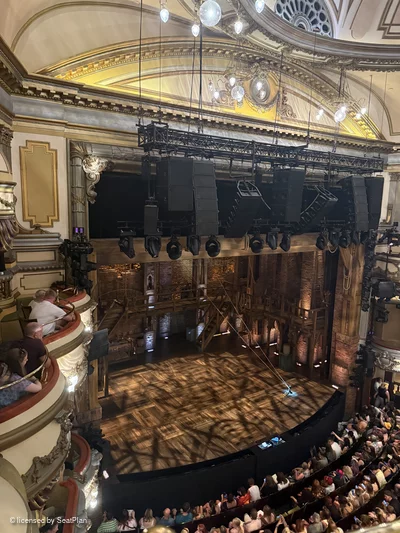 Victoria Palace Theatre Grand Circle A38 view from seat photo