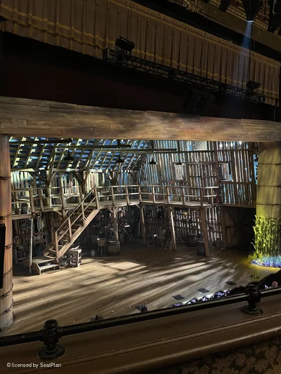 Nederlander Theatre Mezzanine B11 view from seat photo