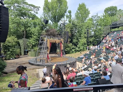 Regent's Park Open Air Theatre Upper Right L63 view from seat photo