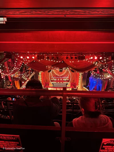 Piccadilly Theatre Grand Circle M16 view from seat photo