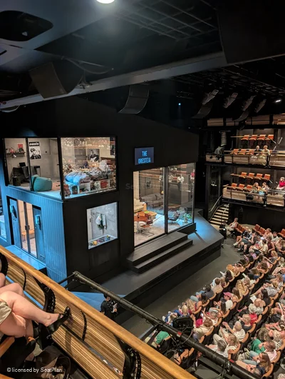 Bridge Theatre Gallery 1 B62 view from seat photo