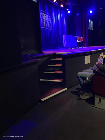 Leicester Square Theatre Stalls B25 view from seat photo