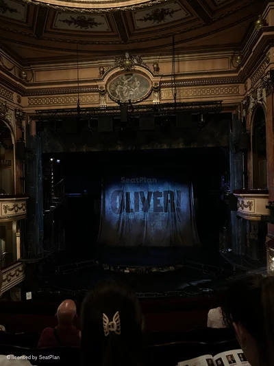 Gielgud Theatre Dress Circle E16 view from seat photo